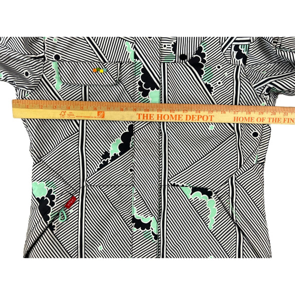 FourSquare Snowboard Women Striped Jacket Size Medium - Picture 7 of 7